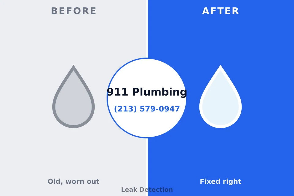Before and after: plumbing repair Prairie Grove, IL